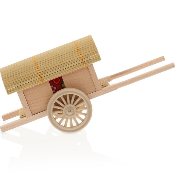 Hytrove Miniature Carriage Model Quirky Home Decor Simulation Toy Ancient Carriage Party Favor For Boys And Girls