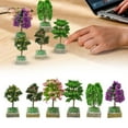 thumbnail image 1 of Dollhouse Artificial Trees Set Lightweight Miniature Model Trees for Making Craft Projects and Micro Landscape Scenery Chinese Parasol Tree by Toyeng, 1 of 4