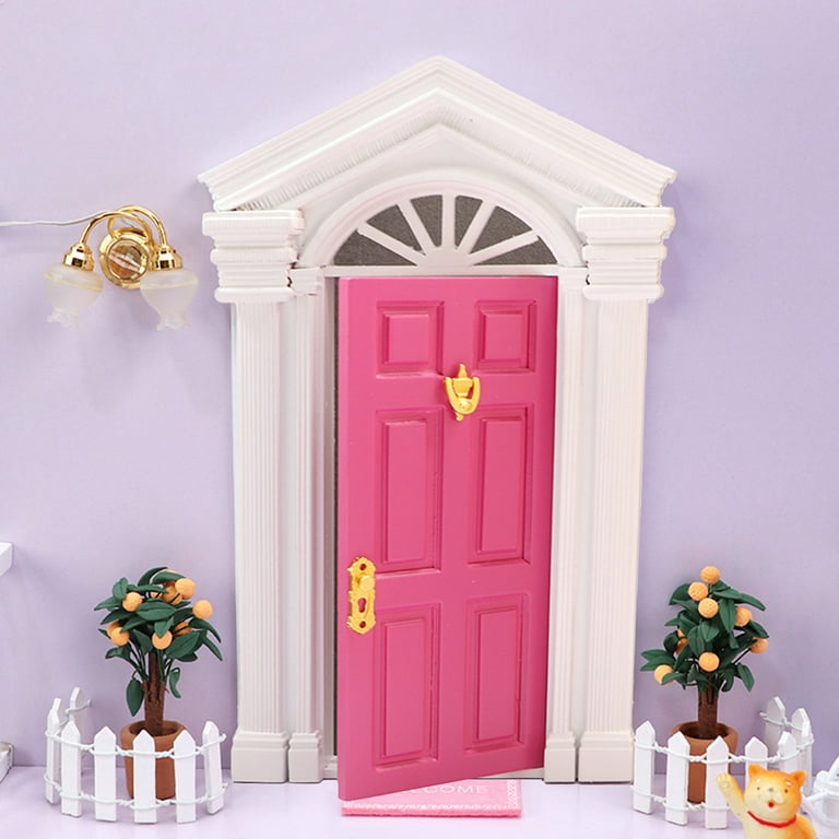 Dollhouse Door Bright Color Beautifully Realistic Colorful