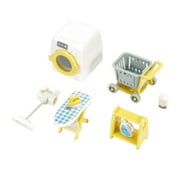 Dollhouse Furniture, Miniature Refrigerator Set, Pretend Play Scene Accessories for Kids, Safe Plastic Material, Realistic Kitchen Play Set for Children Ages 4-6, Multicolor Toy Gift