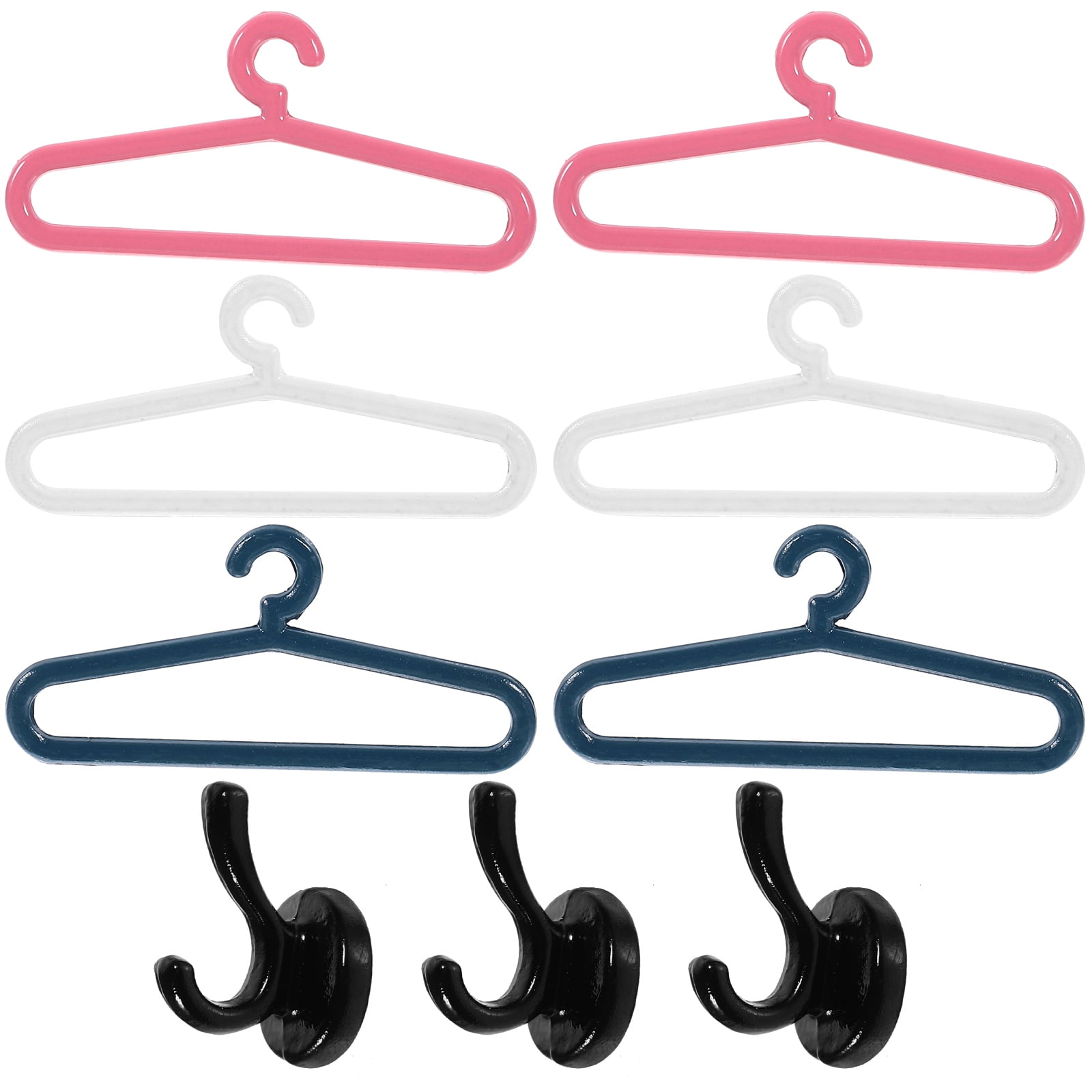 Dollhouse Hanger Hooks Model Birthday Decoration Girl Baby Clothes Rack