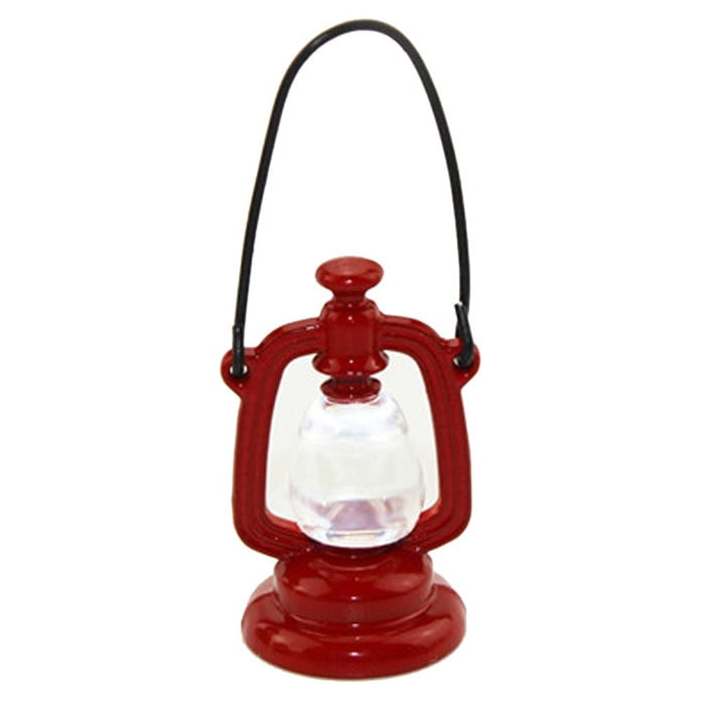 Dollhouse Hurricane Lamp 1/12 Dollhouse Miniature Oil Lamp Mini