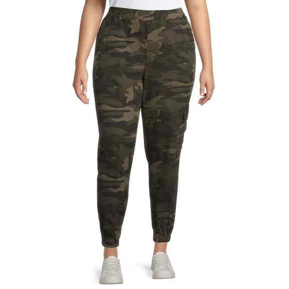 Dollhouse Juniors Plus Camouflage Joggers