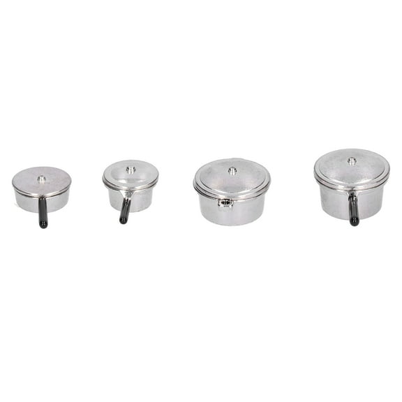 Dollhouse Kitchen Accessories, Miniature Stovetop Dollhouse Pot Cookware For Dollhouse Accessory For Cookware Toys For Play Toys For Doll House Decoration