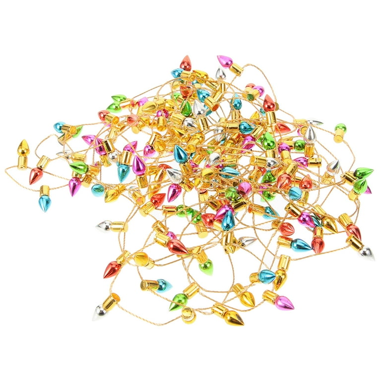 String Dollhouse Miniature Outdoor Christmas Fairy Lights Colorful