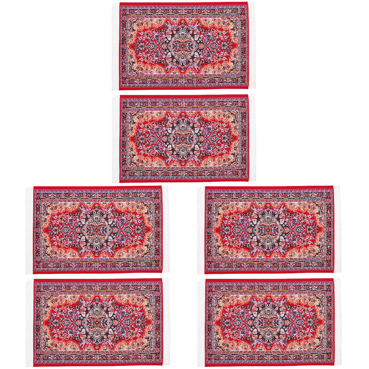 Dollhouse Mat Mini Carpet for Crafts Miniatures Accessories Kids Floor Mats Furniture Pa Child 6