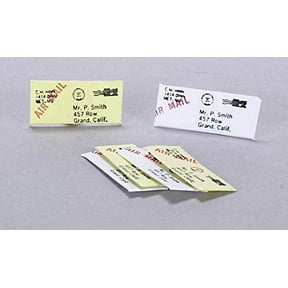Dollhouse Miniature 1:12 Scale 6 Pc Letters SET #G8122