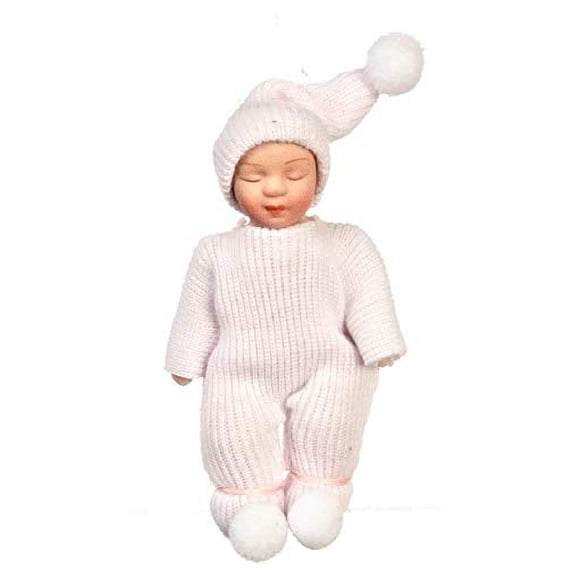Dollhouse Miniature Porcelain Baby G7638