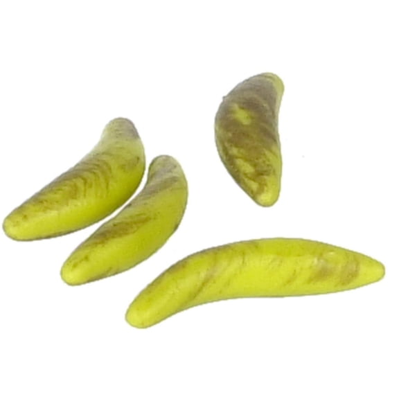 Dollhouse Miniature Set of 4 Whole Bananas