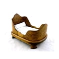 thumbnail image 1 of Dollhouse Miniature Walnut Belter Bed, 1 of 1