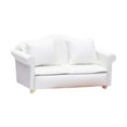 thumbnail image 1 of Dollhouse Miniatures & Accessories, 1:12 Scale Living Room Set with Small Charming Floral Print Double Sofa, Perfect for Dollhouse Displays, 1 of 4