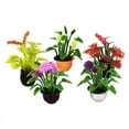 thumbnail image 1 of Dollhouse Miniatures Flower Garden Flower Pots Scale 1:20 1:25 1:30 Random - 1:30, 1 of 6