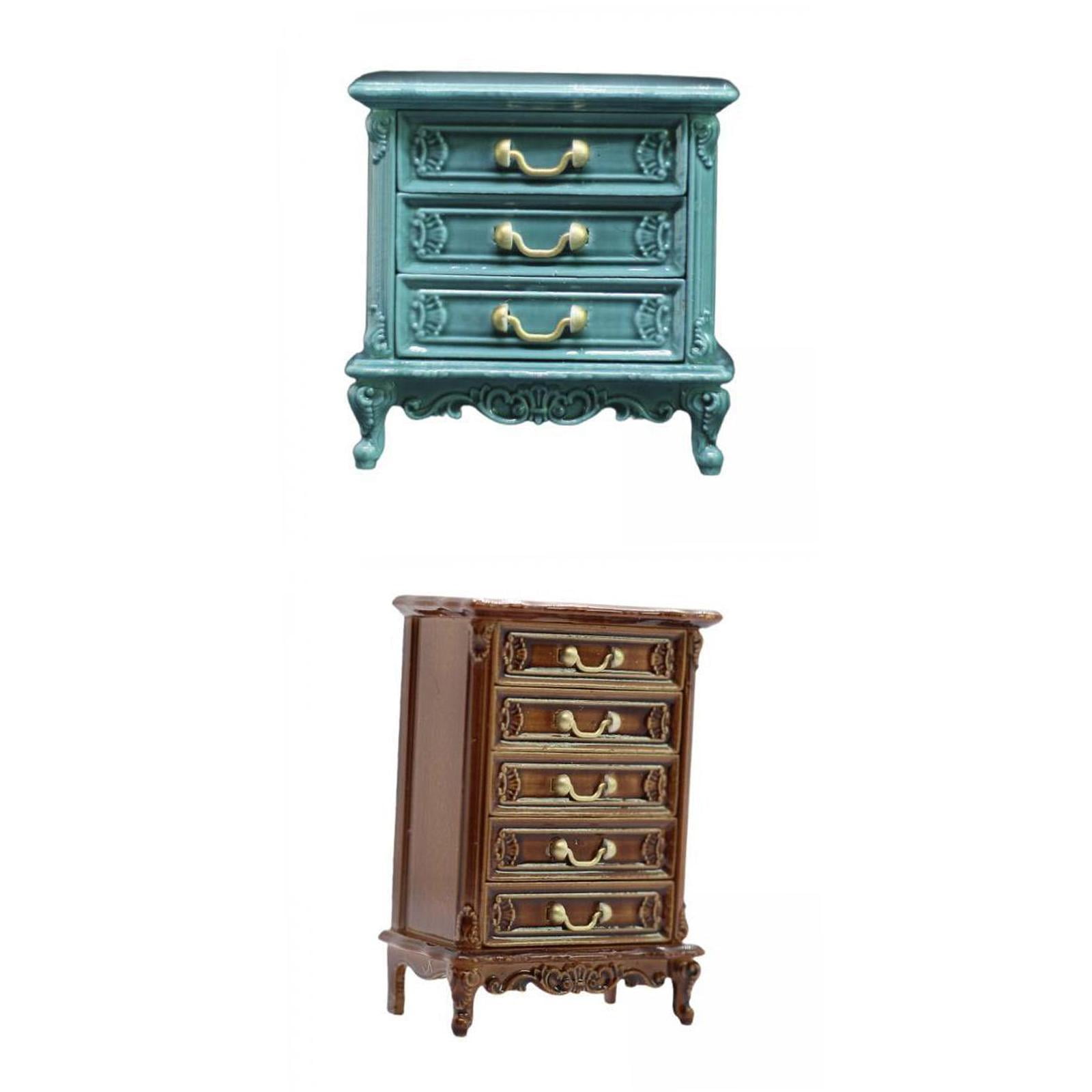 Dollhouse Nightstand,Dollhouse Miniature Nightstand Display