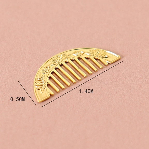 Dollhouse Simulation Mini Hair Comb Doll Chinese Style Hairpin Doll Dress Up Decoration Accessories For Kid Pretend Play Toys