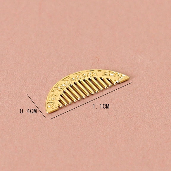Dollhouse Simulation Mini Hair Comb Doll Chinese Style Hairpin Doll Dress Up Decoration Accessories For Kid Pretend Play Toys