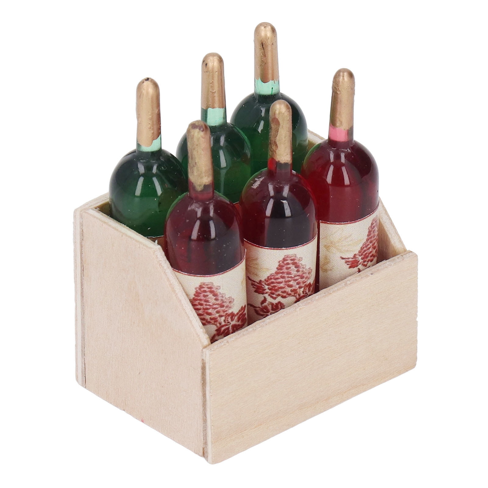 Dollhouse Wine Bottles 112 Miniature Drink Red Wine Mini Decors Ornament Kitchen Accessories