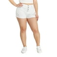 thumbnail image 1 of Dollhouse Women's Juniors Exposed Button Short, 1 of 3
