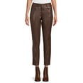 thumbnail image 1 of Dollhouse Women's Juniors Vegan Leather Skinny Pant, 1 of 5