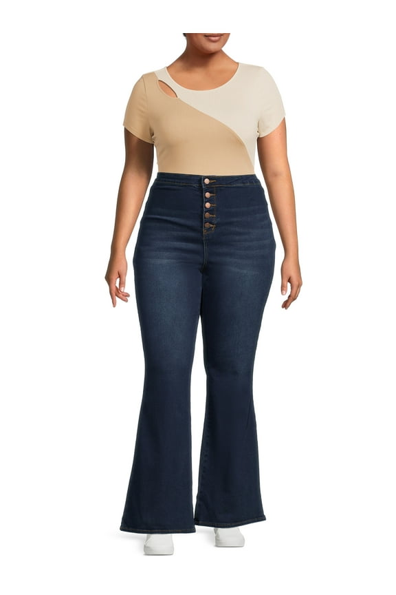 Womens Junior Plus Curvy Flare