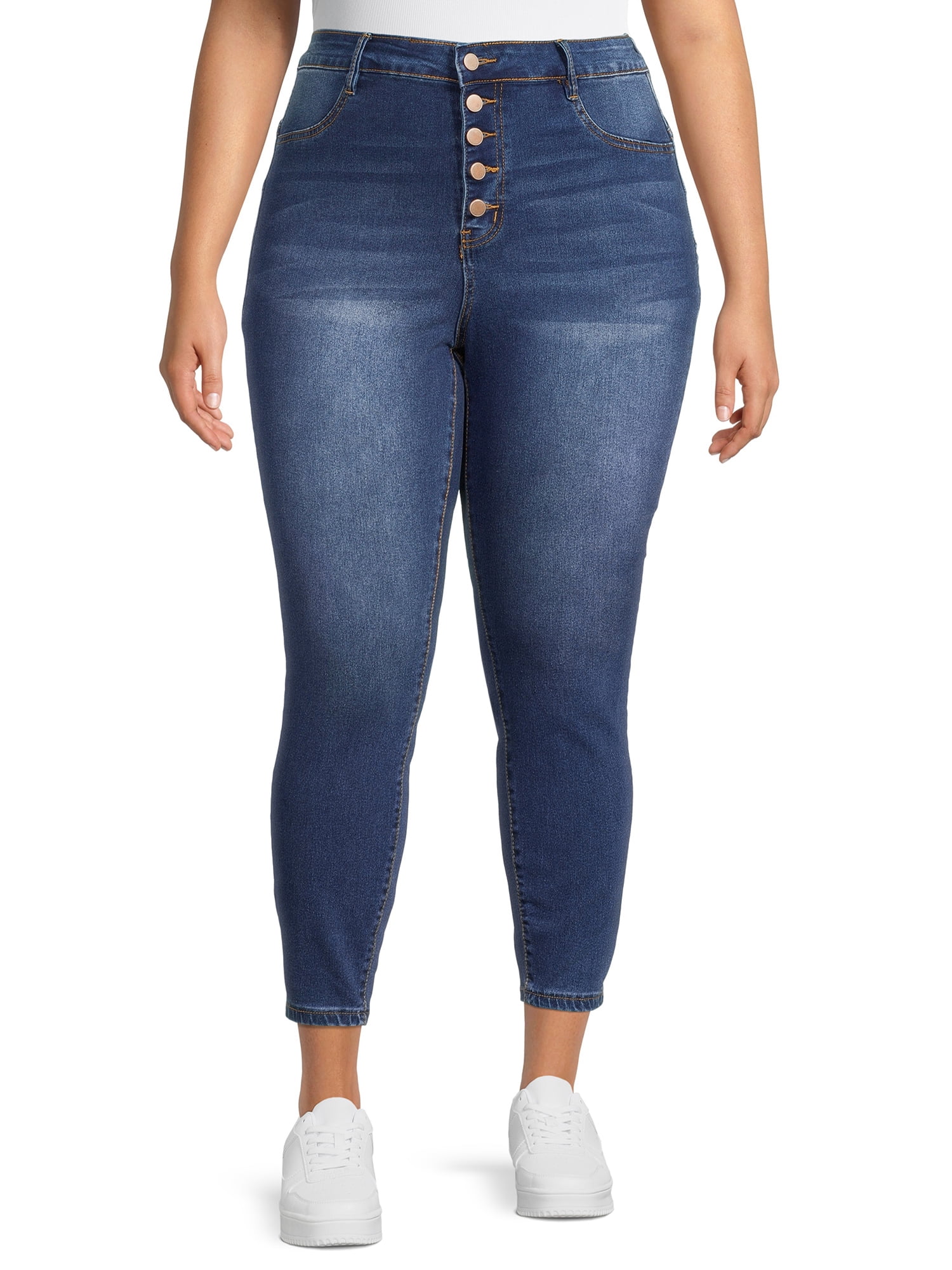 Dollhouse Womens Junior Plus Curvy Skinny