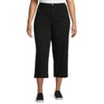 thumbnail image 1 of Dollhouse Womens Junior Plus Wide Leg Crop, 1 of 5