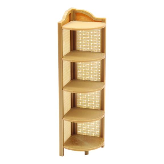 Dollhouses Corner Display Shelf Tiny Furniture Model For Bedroom Kitchen Scene Craft Photography Props Decors
