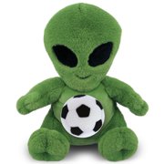 DolliBu Alien Stuffed Animal with Soccer Ball Plush - Soft Alien, Adorable Playtime Alien Plush Toy, Cute Outer Space Gift, Super Soft Plush Doll Animal Toy for Kids and Adults - 11 Inches
