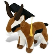 DolliBu Antelope Graduation Plush Toy - Soft Antelope Plush Graduation Stuffed Animal Dress Up with Gown & Cap with Tassel Outfit - Congratulatory Graduation Gift - 11 Inches