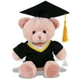 thumbnail image 1 of DolliBu Baby Pink Bear Graduation Plush Toy - Soft Huggable Graduation Stuffed Animal Dress Up Gown and Cap with Tassel Outfit - Cute Congratulatory Graduation Gift - 8 Inches, 1 of 6