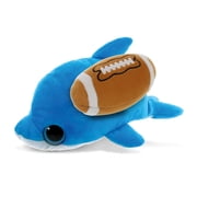 DolliBu Big Eye Dolphin Stuffed Animal with Football Plush   Soft Huggable Dolphin, Adorable Playtime Plush Toy, Cute Ocean Life Gift Plush Doll Animal Toy for Kids and Adults   6 Inches