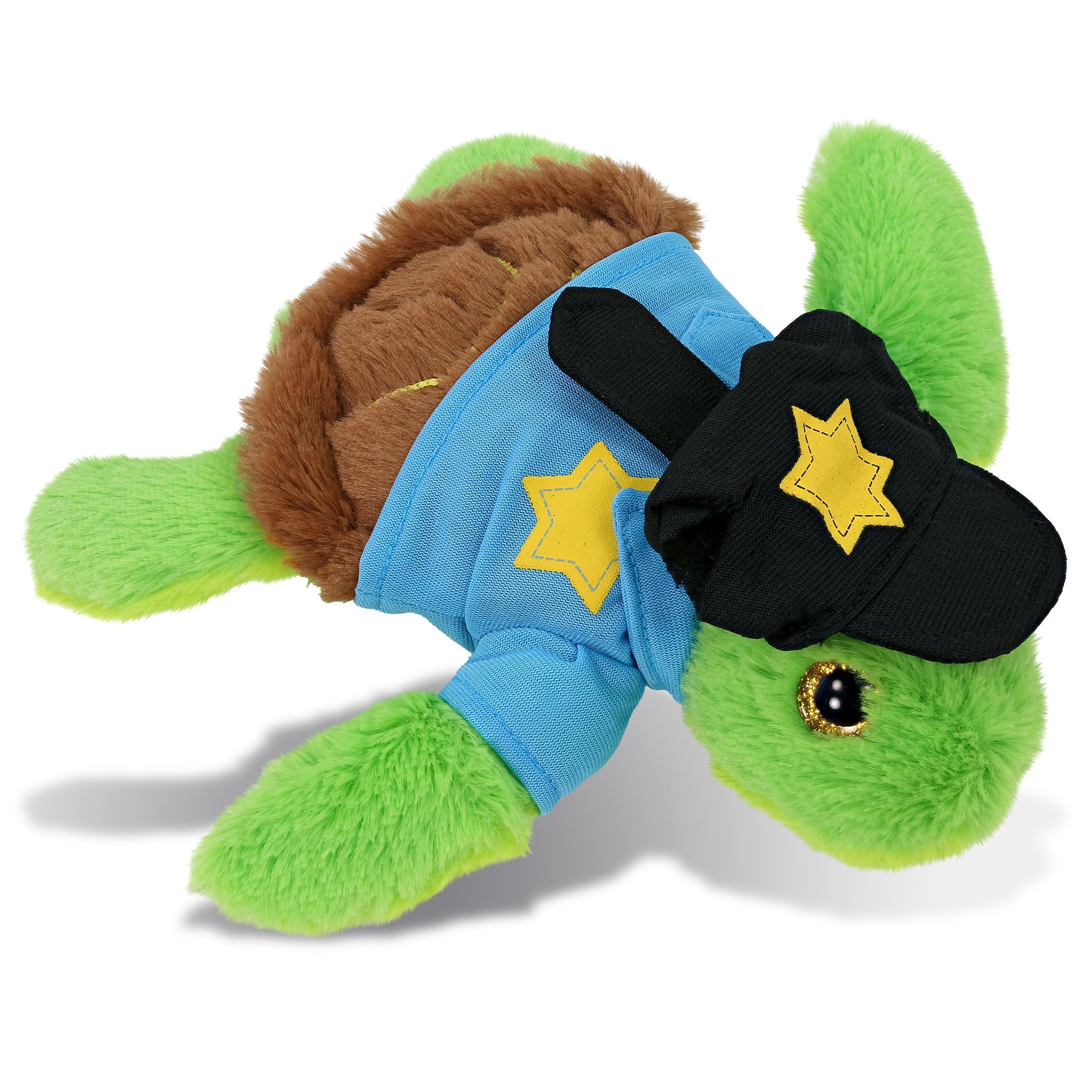 Turtle Cop DolliBu Big Eye Sea Turtle Police Officer Plush Toy – Super Soft Cop ...