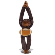 DolliBu Black Capuchin Monkey Stuffed Animal with Football Plush   Soft Huggable Monkey, Adorable Playtime Plush Toy, Cute Wild Life Gift Plush Doll Animal Toy for Kids and Adults   21 Inches