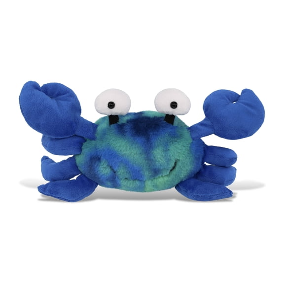 DolliBu Blue Tie-Dye Crab Plush - Super Soft Stuffed Animal, Cute Sea Animal Plush, Adorable Fluffy Stuffed Animal for Boys and Girls, Stuffed Animals Plush Gift for Babies, Kids, Adults - 6.5 Inches