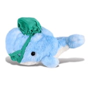 DolliBu Blue Whale Doctor Plush Toy - Super Soft Whale Doctor Stuffed Animal Dress Up with Cute Scrub Cap and Face Mask Outfit - Fluffy Doctor Toy Plush Gift - 7 Inches