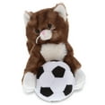 thumbnail image 1 of DolliBu Brown Cat Stuffed Animal with Soccer Ball Plush - Soft Plush Huggable Cat, Adorable Playtime CatPlush Toy, Cute Pet Life Gift, Soccer Plush Doll Animal Toy for Kids and Adults - 7 Inches, 1 of 5