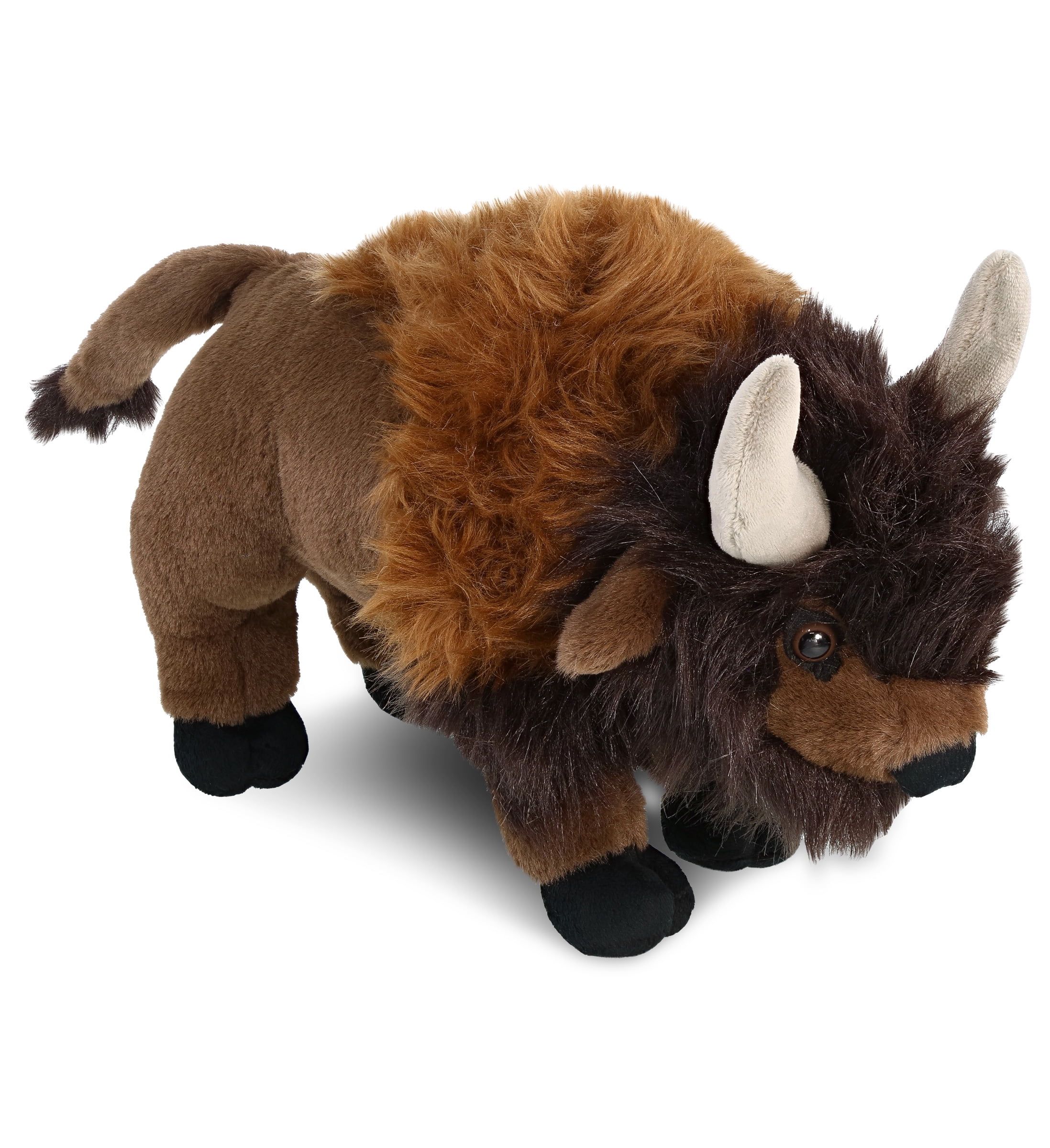 DolliBu Buffalo Super Soft Stuffed Animal, Cute Realistic Stuffed Animals for Girls, Boys, Adults Animal Gifts, Kids Zoo Wild Nursery Decor for Newborn, Cuddly Soft Baby Plush Toys - 13 Inches