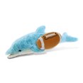 thumbnail image 1 of DolliBu Dolphin Stuffed Animal with Football Plush - Soft Huggable Dolphin, Adorable Playtime Plush Toy, Cute Wildlife GiftPlush Doll Animal Toy for Kids and Adults - 14 Inch, 1 of 6