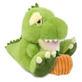 thumbnail image 1 of DolliBu Eco Friendly Super Soft T-Rex Dinosaur Stuffed Animal with Pumpkin Decor - Pumpkin Plush Animal for Fall, Halloween and Thanksgiving, Pumpkin Toy for Baby, Kids, Adults - 9 Inches, 1 of 6