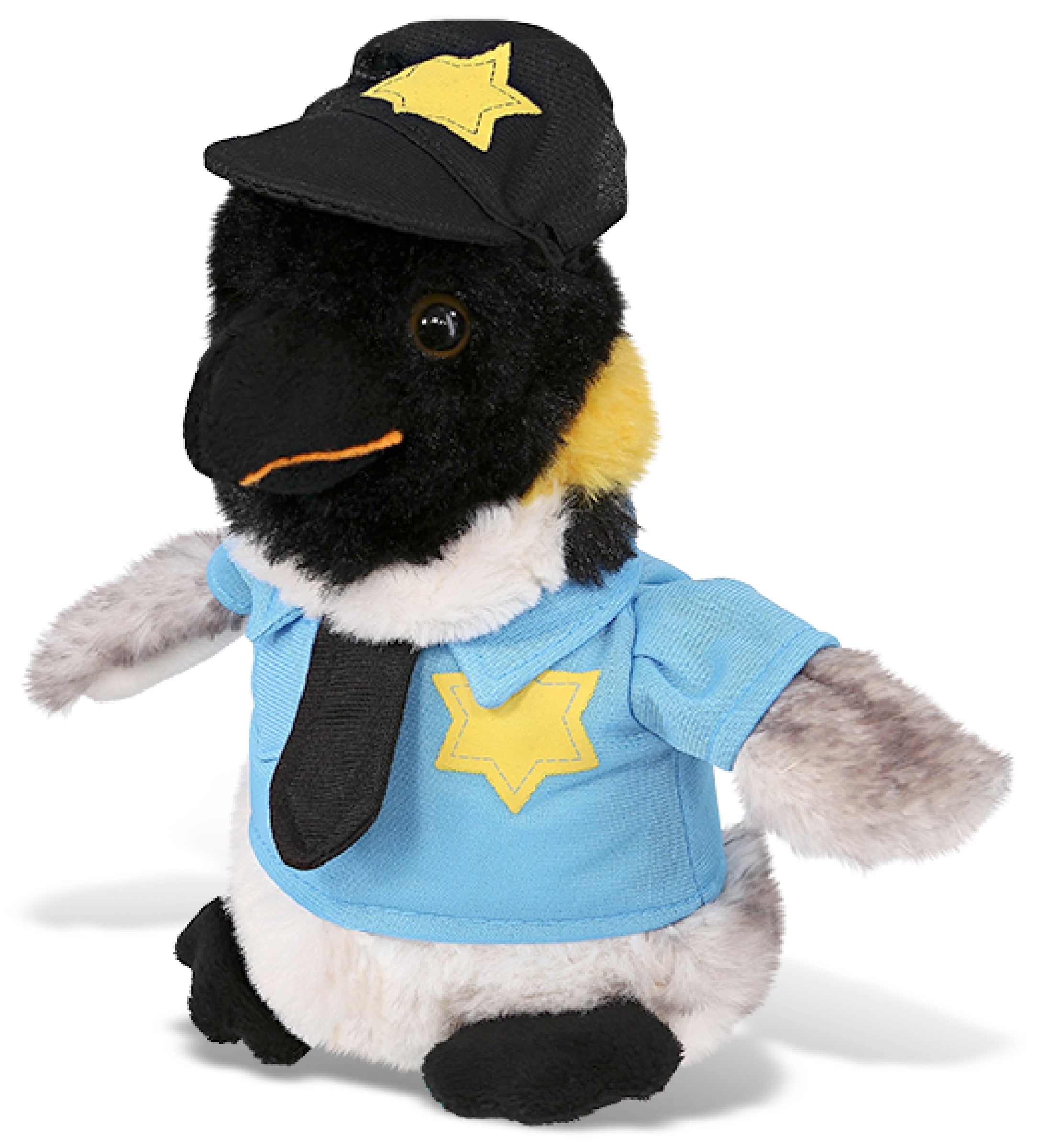 DolliBu Emperor Penguin Police Officer Plush Toy Soft Penguin Cop
