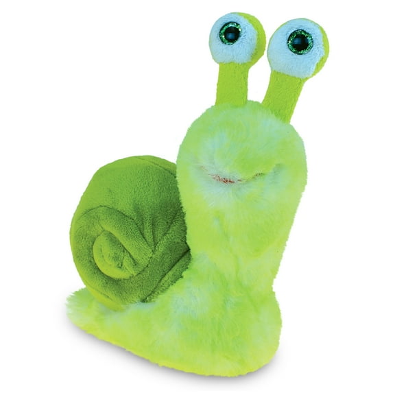 DolliBu Green Snail Plush - Super Soft Slug Stuffed Animal Snail, Cute Realistic Stuffed Animal Toy for Boys and Girls, Adorable Plush Slug Toy Gift for Baby, Kids, and Adults - 7 Inches