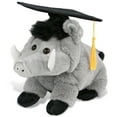 thumbnail image 1 of DolliBu Grey Boar Graduation Plush Toy - Soft Boar Plush Graduation Stuffed Animal Dress Up with Gown & Cap with Tassel Outfit - Congratulatory Graduation Gift - 7.5 Inches, 1 of 6