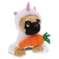 thumbnail image 1 of DolliBu Happy Easter Super Soft Plush Pug Dog Unicorn with Carrot - 10 inch, 1 of 6