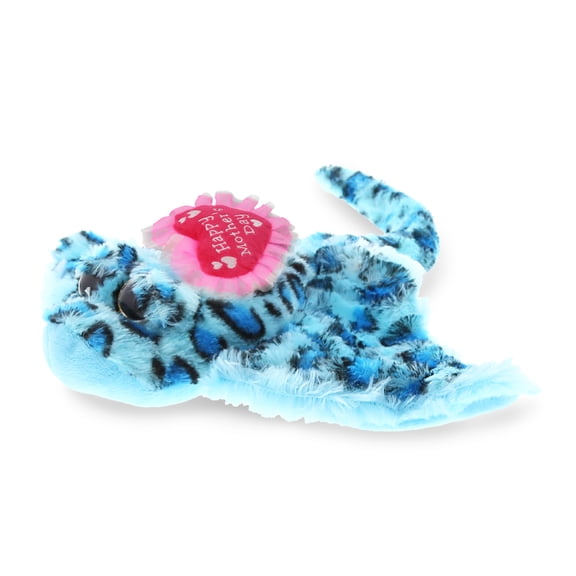DolliBu Happy Mother's Day Super Soft Plush Blue Stingray Figure - Cute Stuffed Animal with Pink Heart Message for Best Mommy, Grandma, Wife, Daughter - Cute Ocean Life Plush Toy Gift - 15" Inches