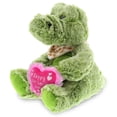 thumbnail image 1 of DolliBu Happy Mother's Day Super Soft Plush Sitting Alligator Figure - Cute Stuffed Animal with Pink Heart Message for Best Mommy, Grandma, Wife, Daughter - Cute Wild Life Plush Toy Gift - 8" Inches, 1 of 6