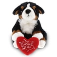 thumbnail image 1 of DolliBu I Love You Heart Bernese Mountain Dog Plush - 7 inches, 1 of 5