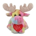 thumbnail image 1 of DolliBu I Love You Plush Super Soft Rainbow Floppy Moose - Cute Stuffed Animal Moose with Red Heart Plush for Valentines, Anniversary, Romantic Date, Boyfriend, or Girlfriend Gift - 9 Inches, 1 of 5