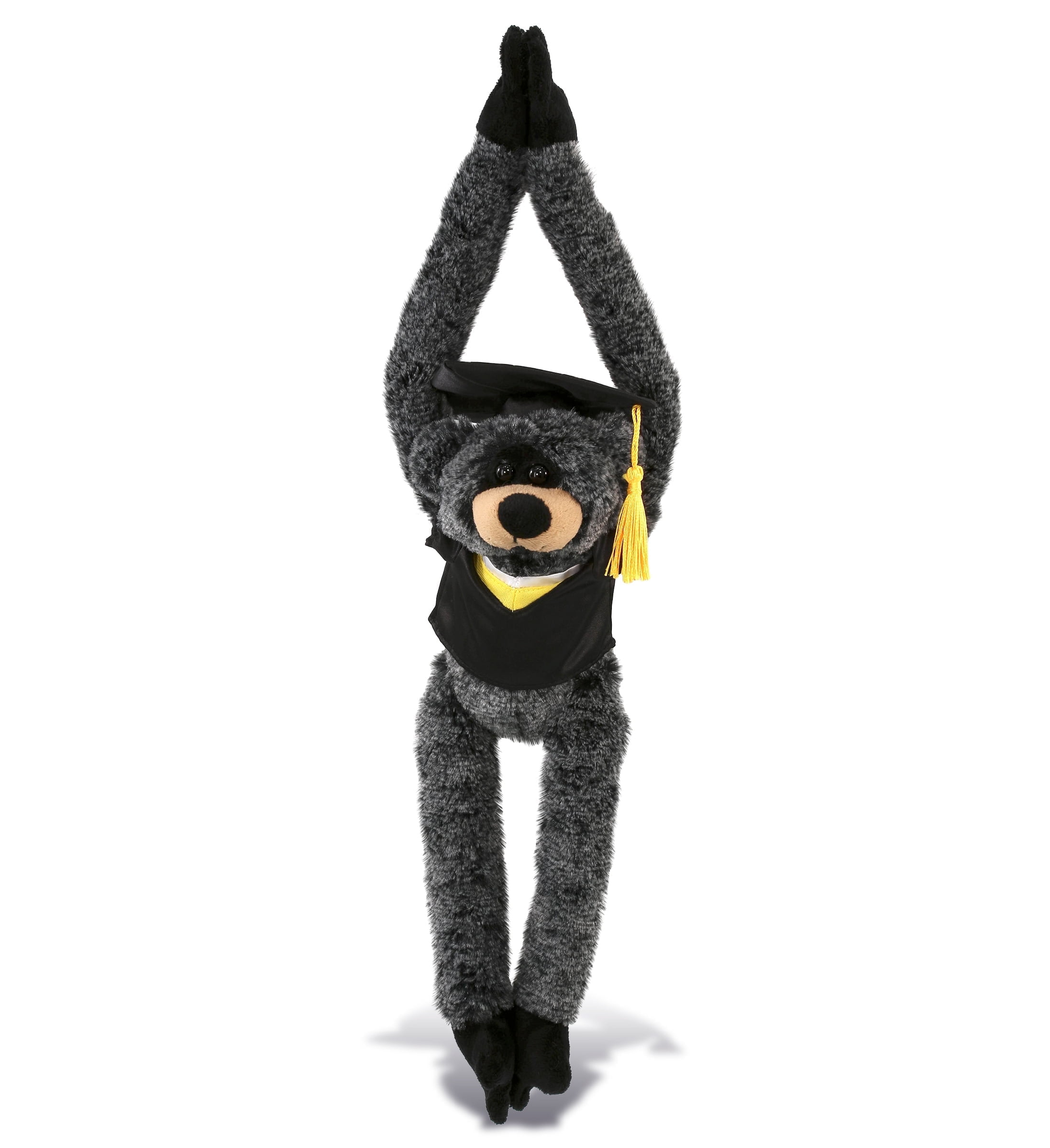 DolliBu Graduation Moose Plush - 21 Inch Stuffed Animal With Cap & Gown, Personalizable Gift