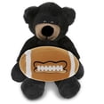 thumbnail image 1 of DolliBu Long Leg Black Bear Stuffed Animal with Football Plush – Soft Huggable Bear, Adorable Playtime Plush Toy, Cute Wild Life Gift Plush Doll Animal Toy for Kids and Adults – 10.5 Inches, 1 of 6