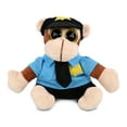 thumbnail image 1 of DolliBu Monkey with Big Eye Police Officer Plush Toy - Super Soft Monkey Cop Stuffed Animal Dress Up with Cop Uniform and Cap Outfit - Fluffy Policeman Toy Plush Gift - 6 Inches, 1 of 7