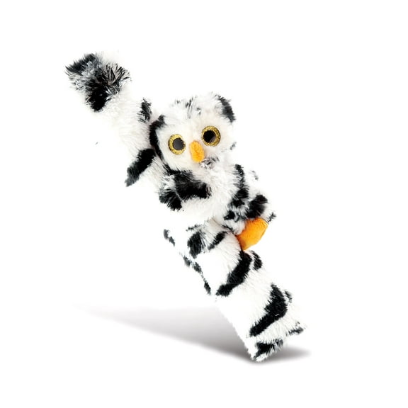 DolliBu Owl Plush Car Seatbelt Cover - Soft Fluffy Plush Cushion Support for Kids & Adults